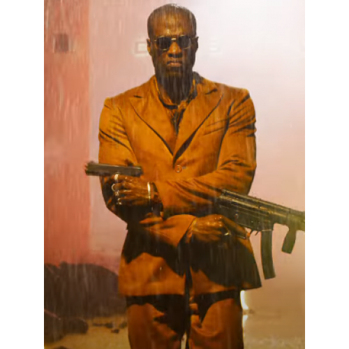 The Matrix Resurrections Morpheus Yellow Coat